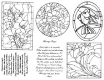 Stained Glass Stamp Sheet